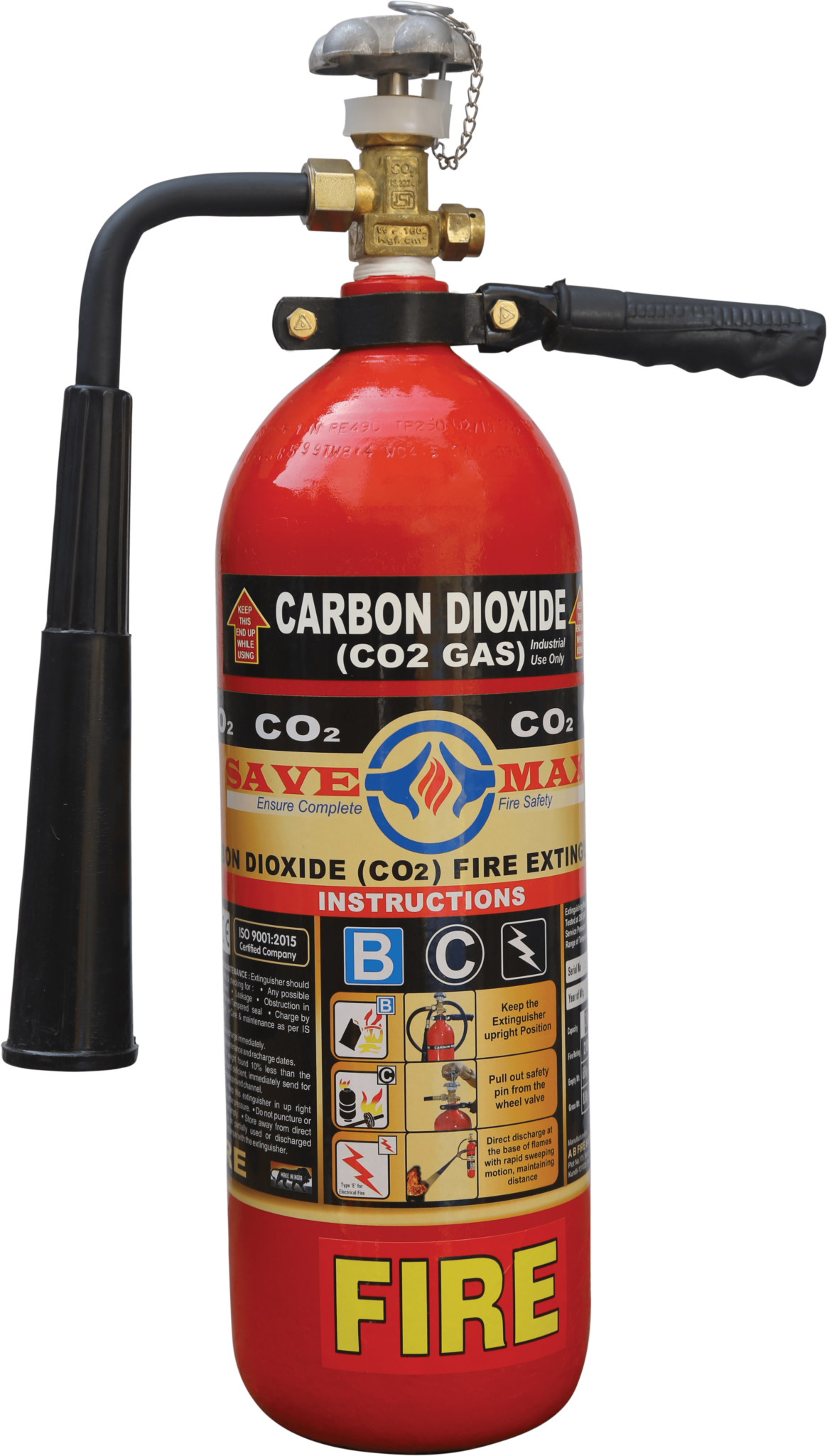 SAVEMAX Co2 FIRE EXTINGUISHER AB FIRE SAFETY SYSTEMS